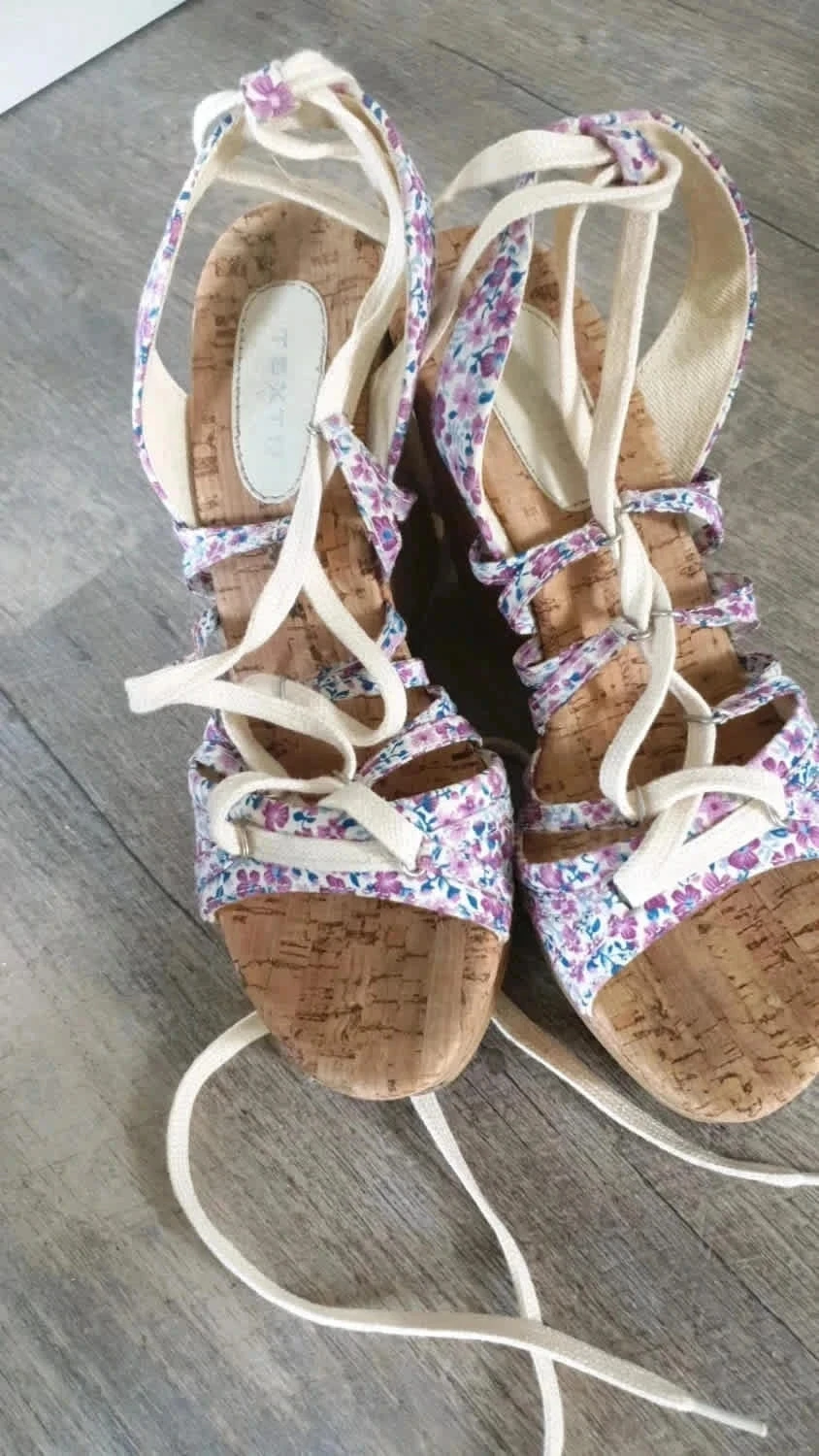 Texto 38 wedge sandals – photo 11